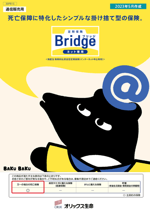 表紙（ブリッジ）