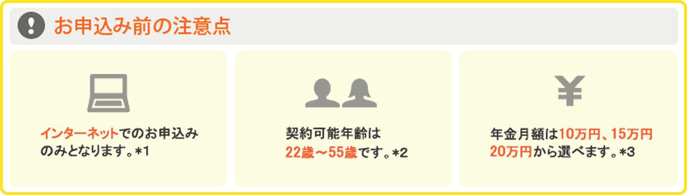 ���\���ݑO�̒��ӓ_